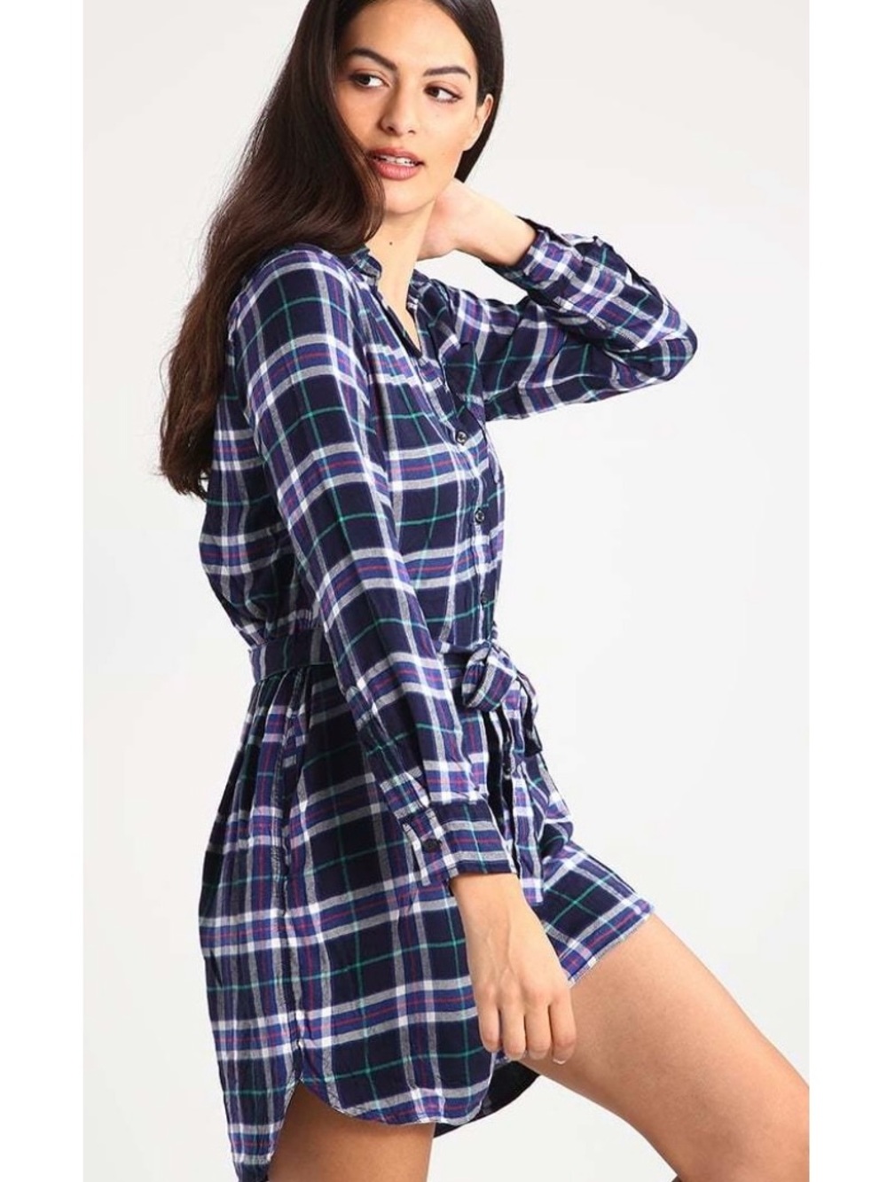 Gap Pendleton Long Sleeve Plaid Shirtdress Medium